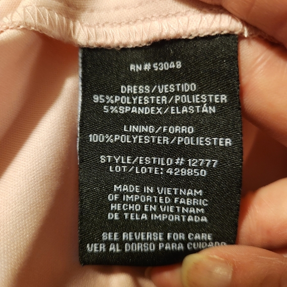 Morgan & Co Blush Sequin Evening Gown - Picture 8 of 8